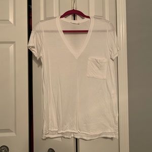 Lush V Neck Tee Short Sleeve